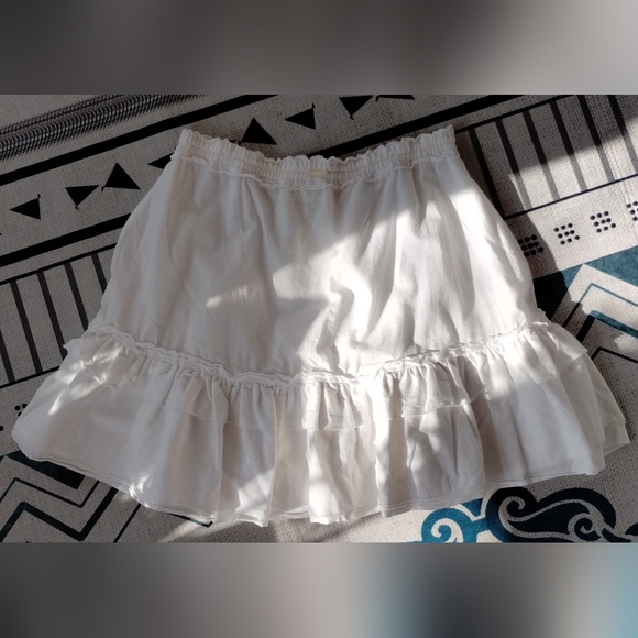 Vintage Abercrombie And Firch White Woman's Size Xs Skirt - Picture 6 of 9